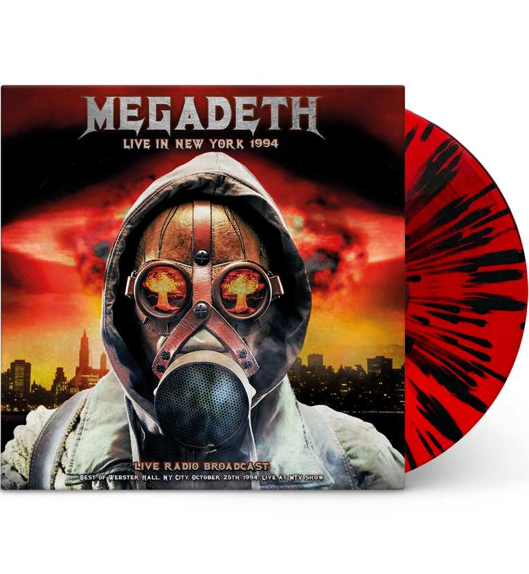 Megadeth Live in New York 1994 180g Splatter Vinyl