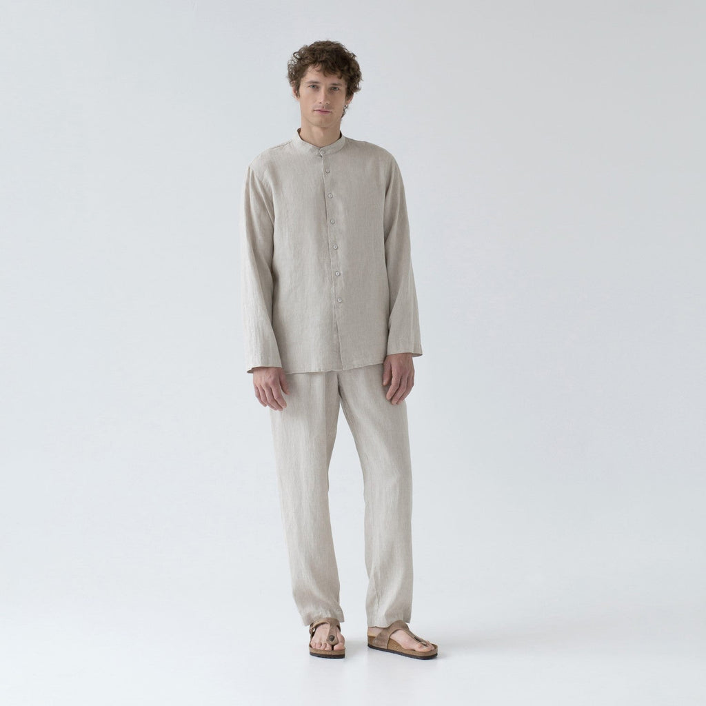 Currant Linen Suit Set – Handmade, OEKO-TEX Certified Comfort by Linen Tales at www.brixbailey.com