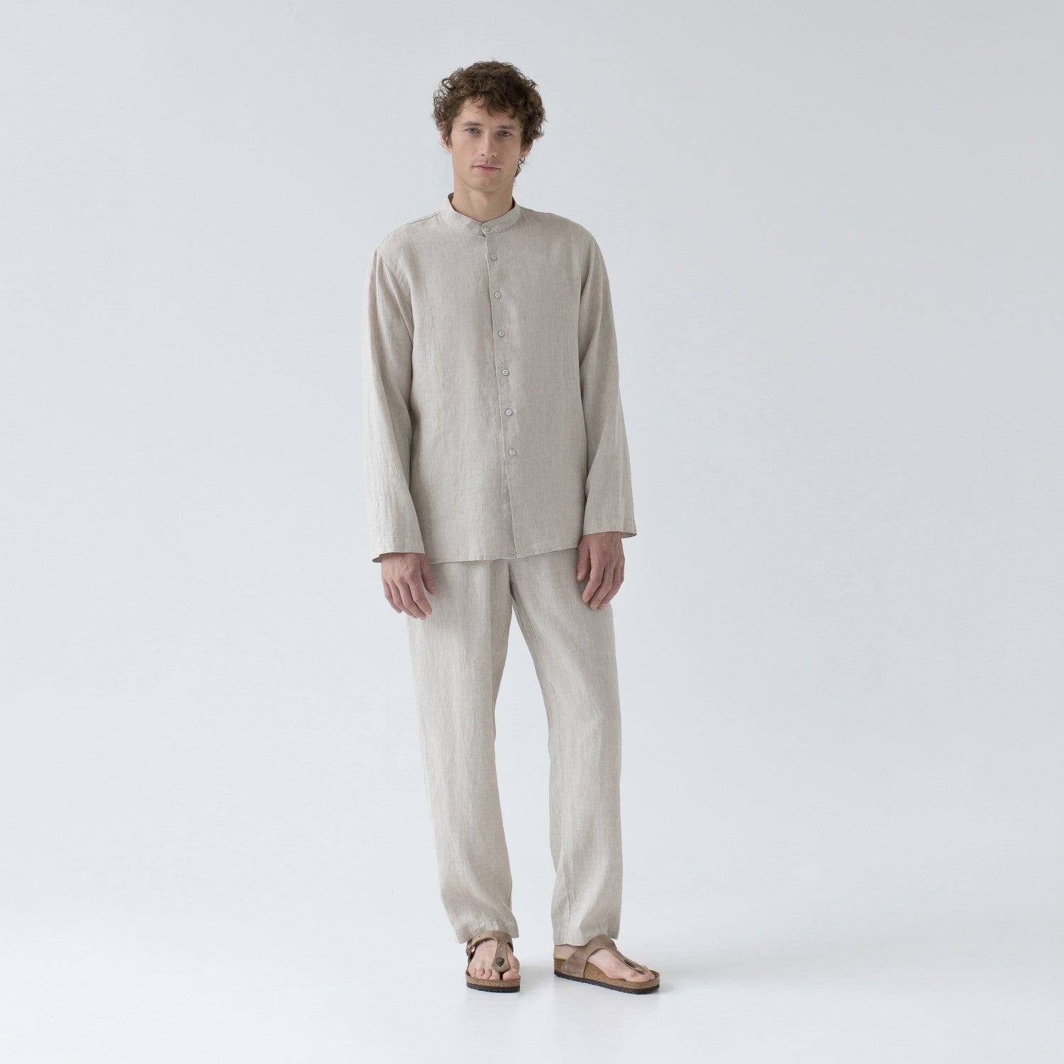 Currant Linen Suit Set – Handmade, OEKO-TEX Certified Comfort by Linen Tales at www.brixbailey.com
