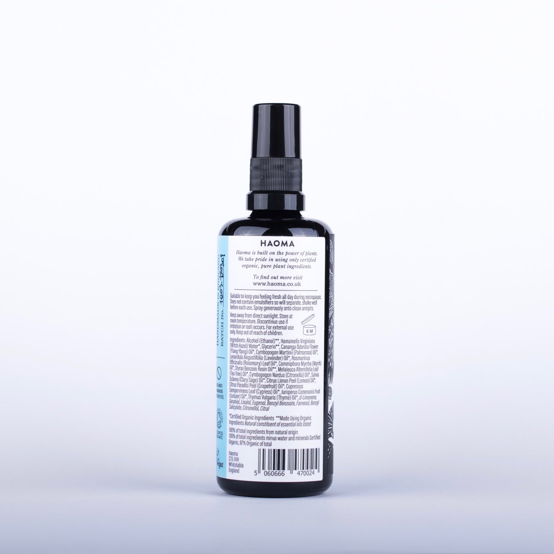 Organic Deodorant for Menopause and Daily Freshness