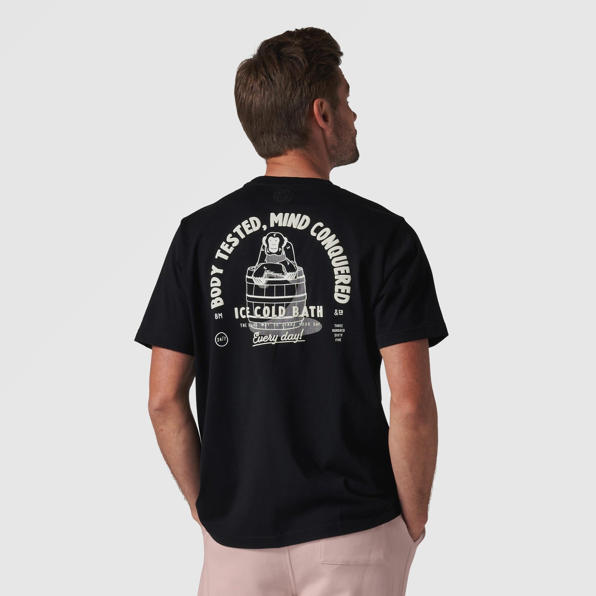 Men's Mind Conquered Black T-Shirt