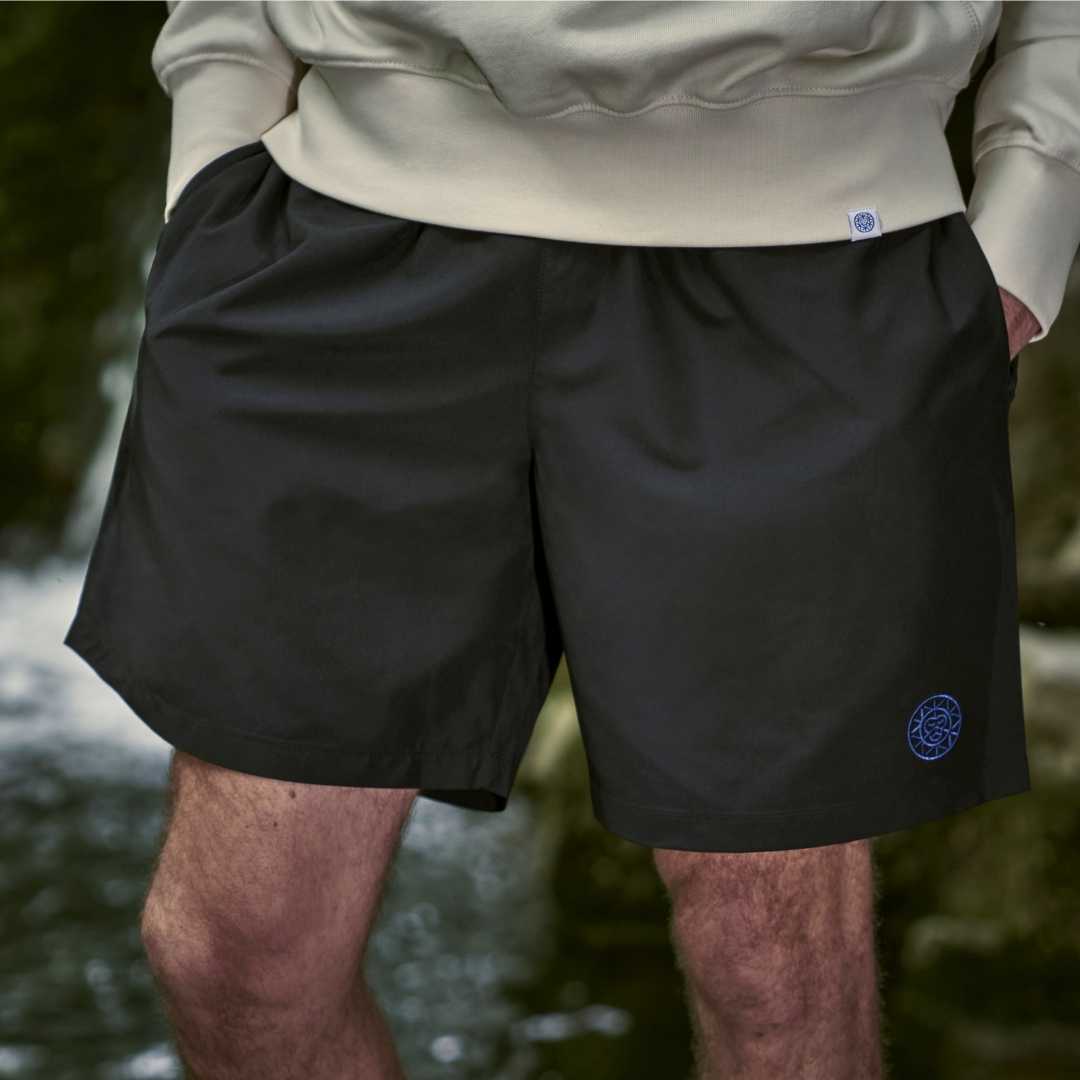 Men's Brass Monkey Black Swimming Shorts