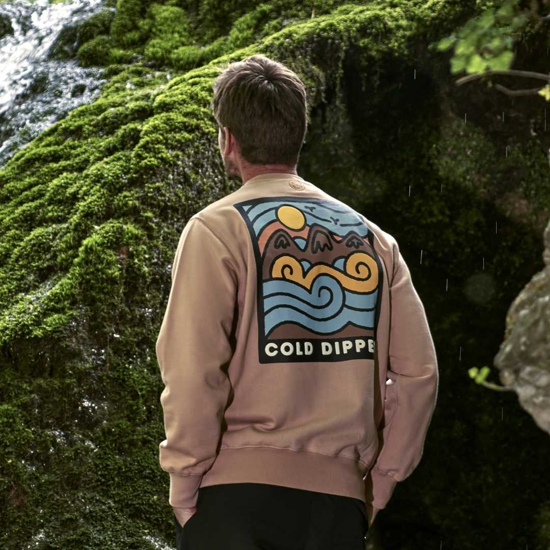Men's Cold Dipper Coral Sweatshirt