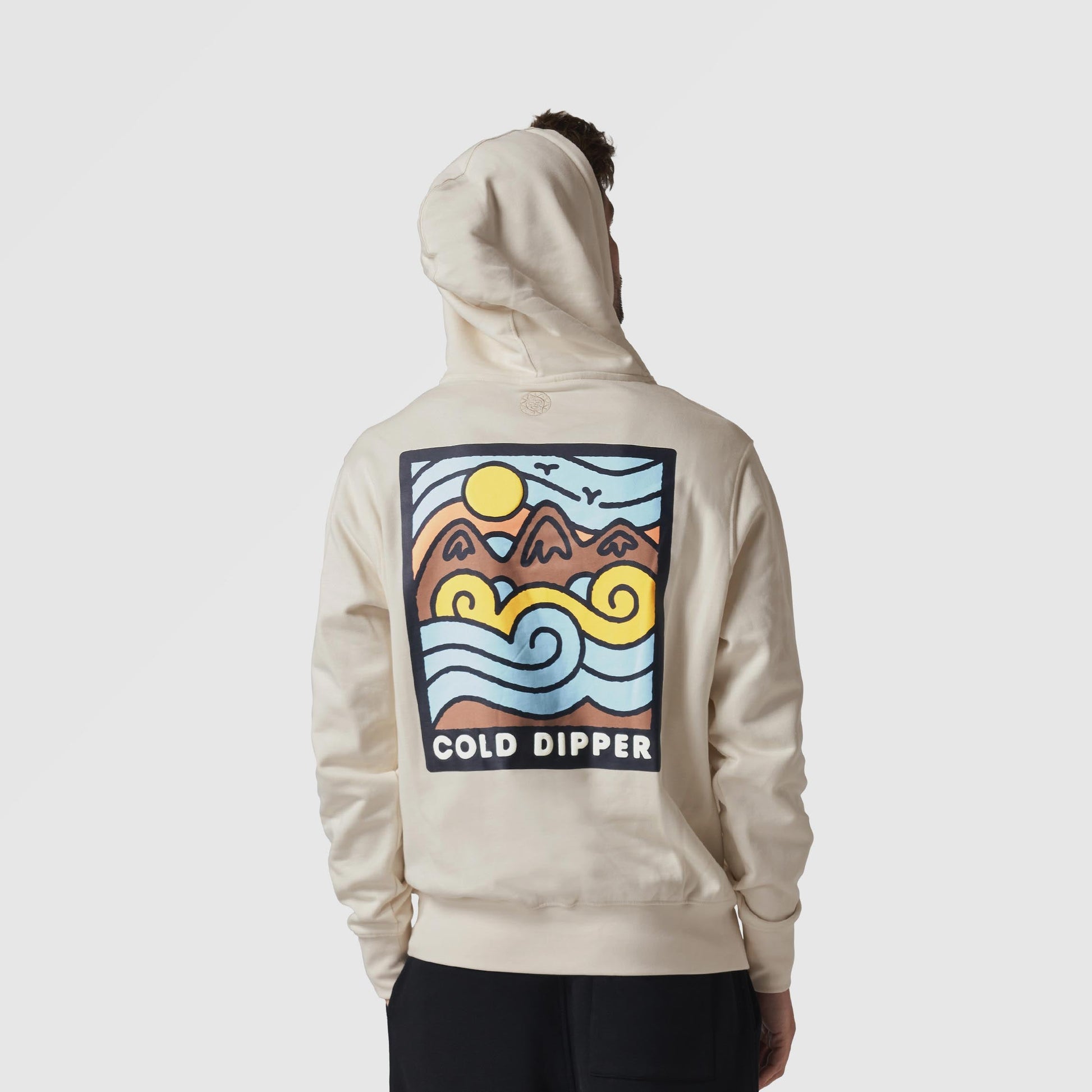 Men's Cold Dipper Off White Hoodie