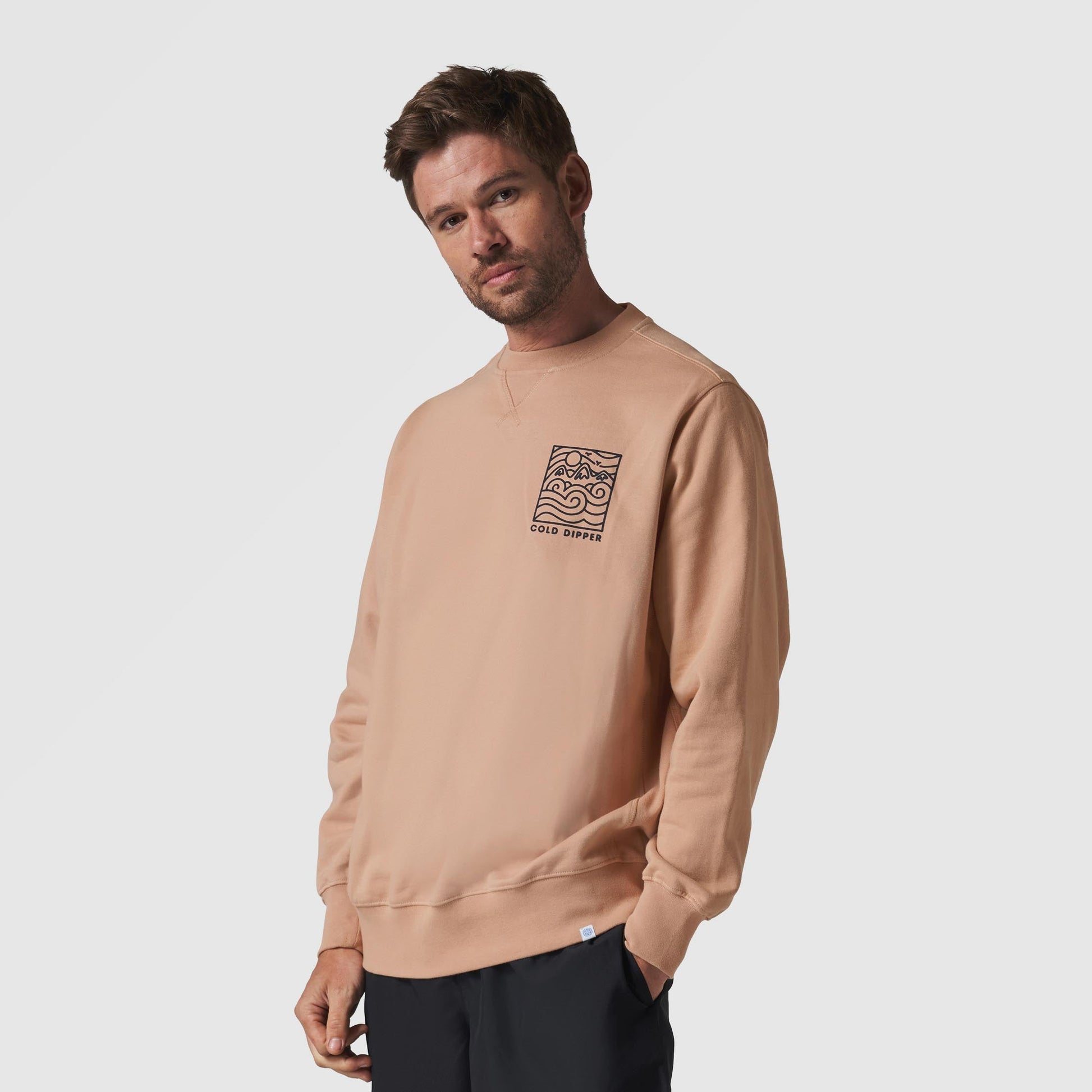 Men's Cold Dipper Coral Sweatshirt