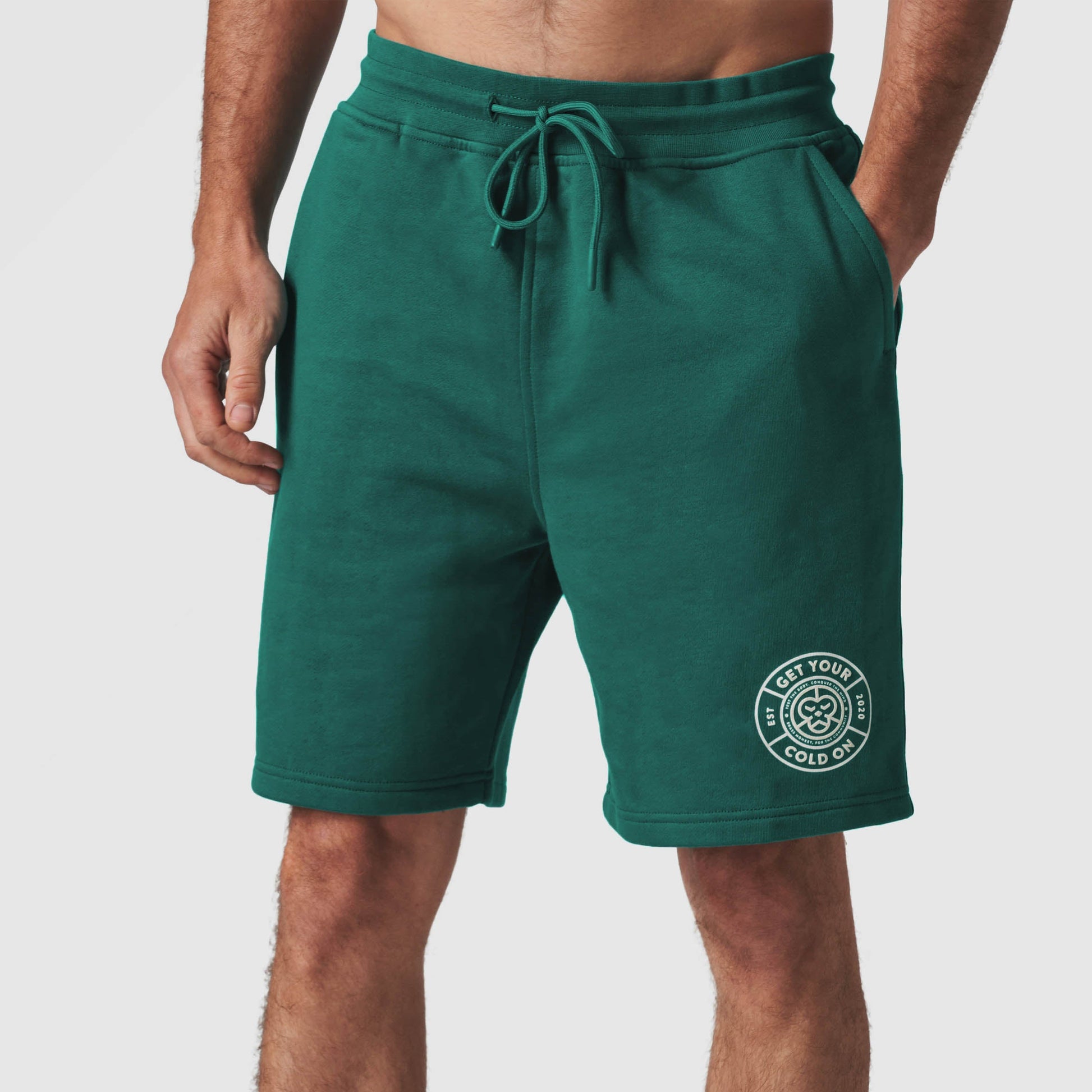 Men's Get Your Cold On Green Shorts