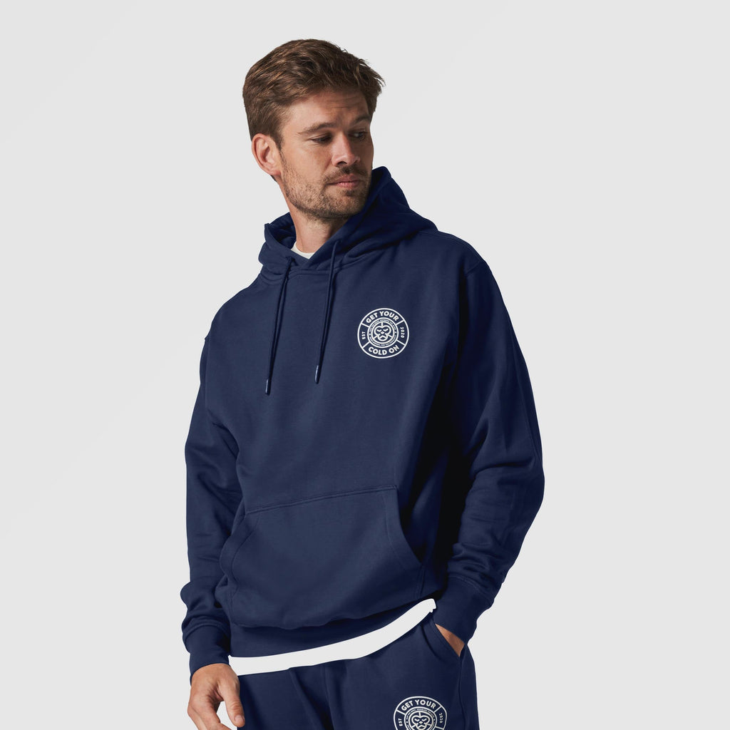 Unisex Get Your Cold On Navy Hoodie