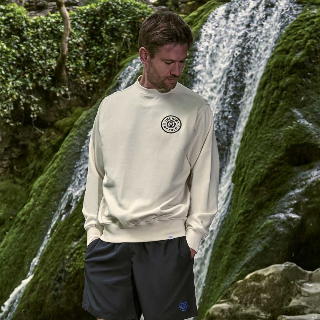 Men's The King of Cold Off White Sweatshirt
