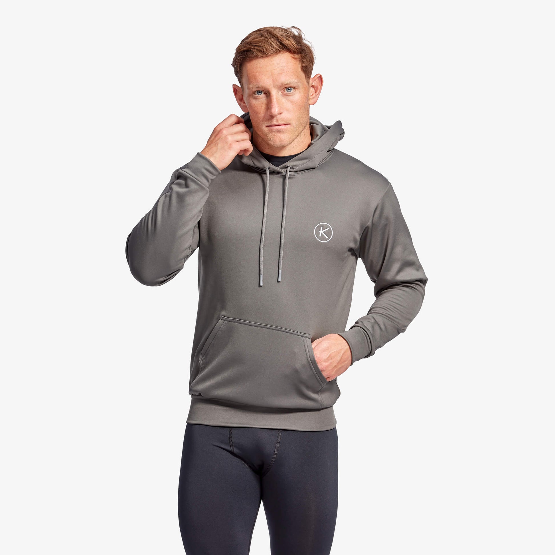 Men's Infrared Hoodie in Grey and Blue