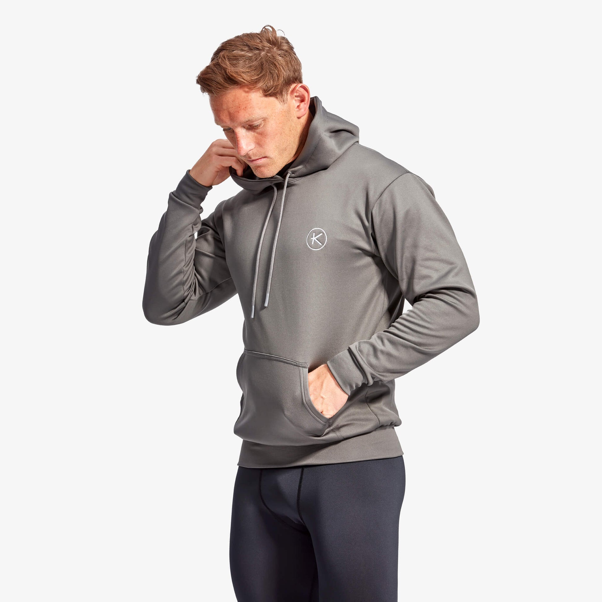 Men's Infrared Hoodie in Grey and Blue