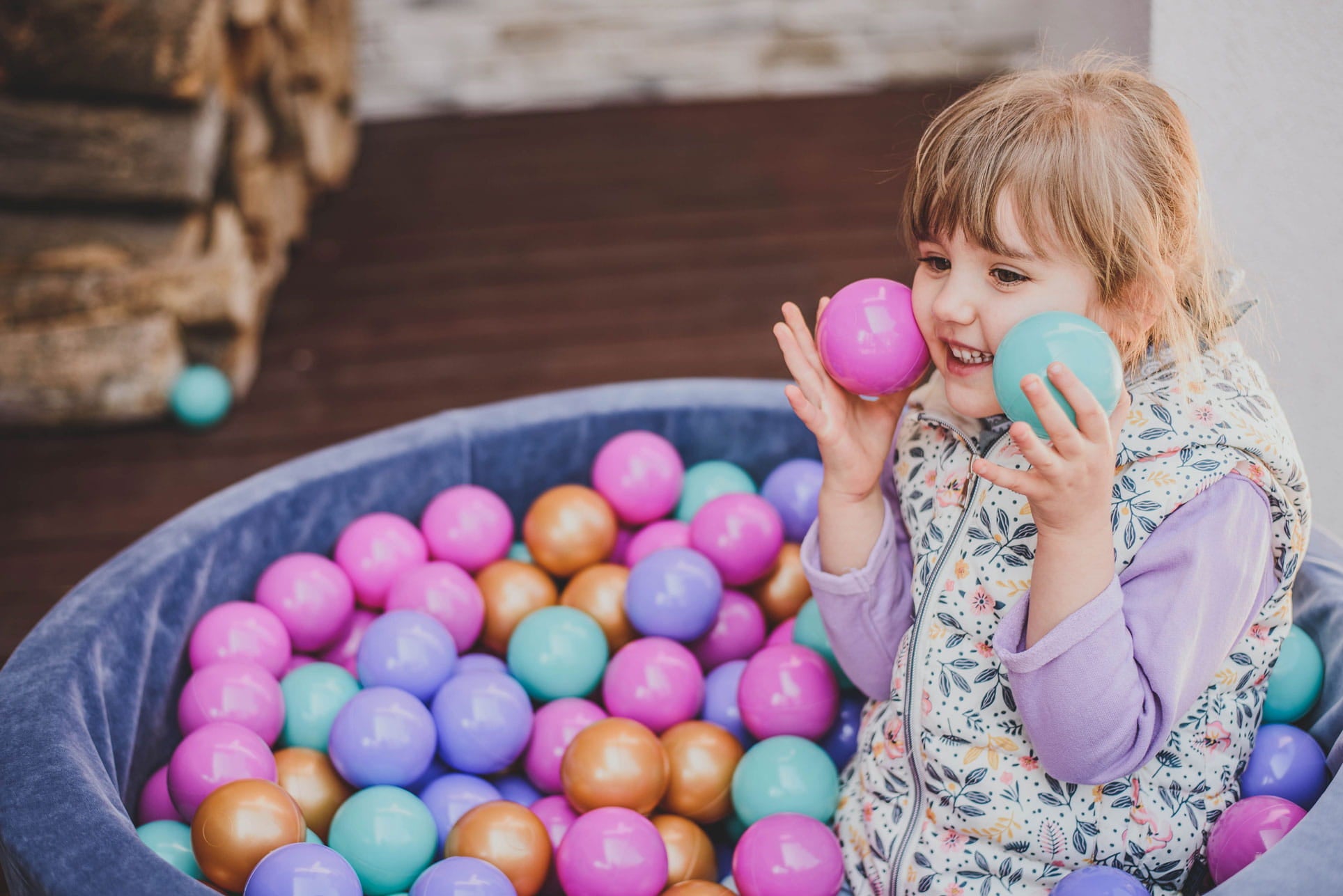 MeowBaby® Velvet Baby Ball Pit – Safe, Fun & Therapeutic Play by MeowBaby at www.brixbailey.com
