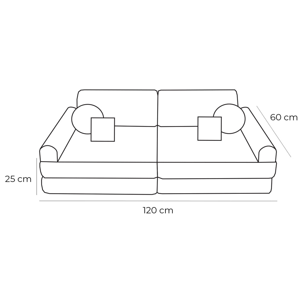 MeowBaby Modular Sofa for Kids – Safe, Stylish & Versatile by MeowBaby at www.brixbailey.com