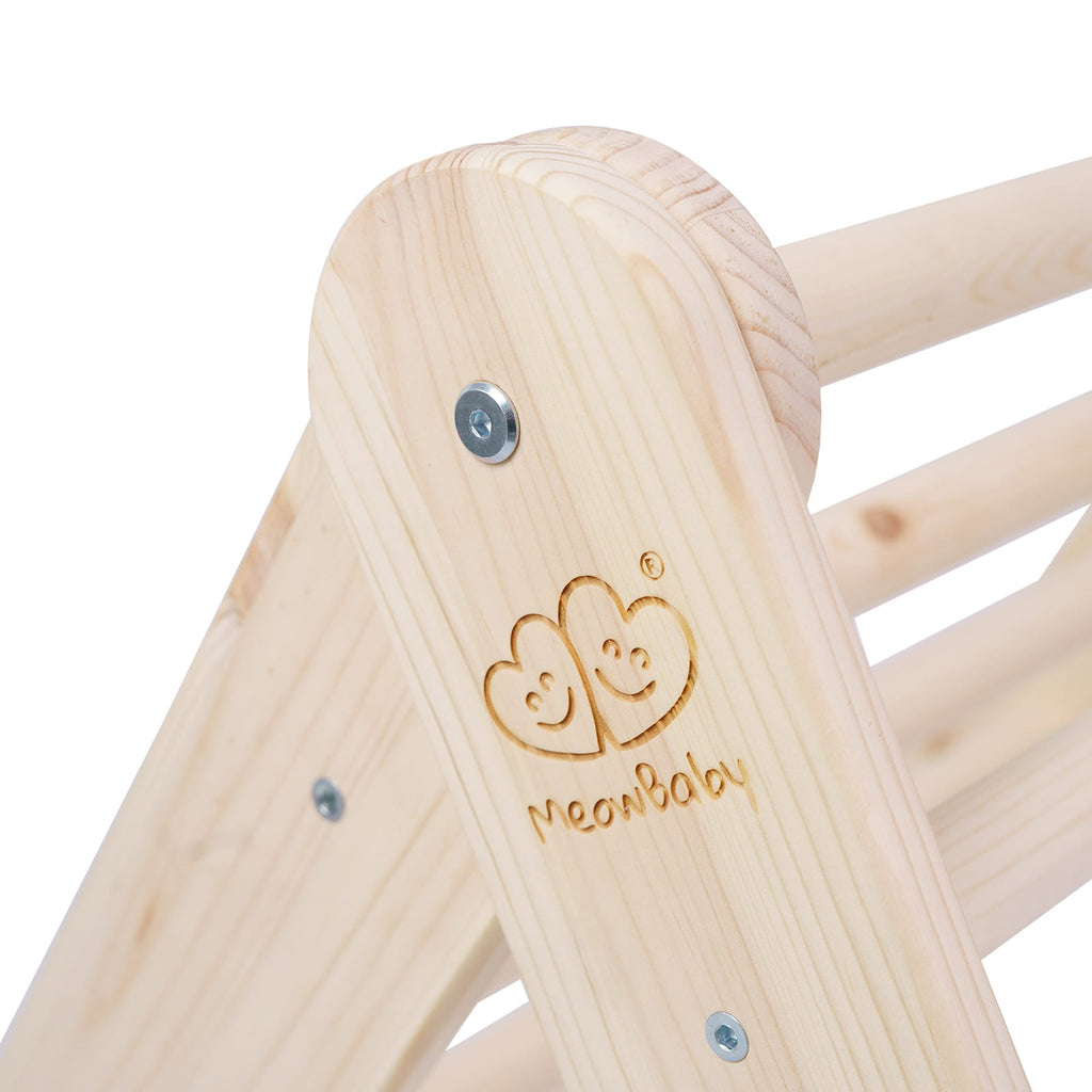 Montessori Triangular Ladder – Wooden Gym & Creative Play Tool by MeowBaby at www.brixbailey.com