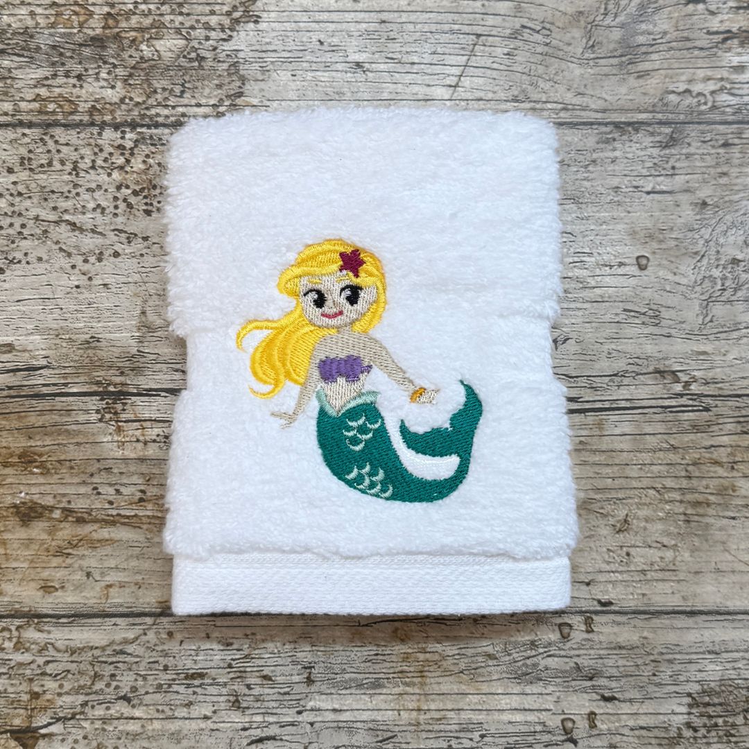 Mermaid Face Cloth in 10 Colours