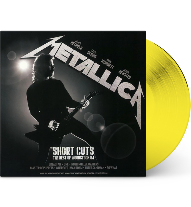 Metallica Short Cuts The Best of Woodstock 94 Special Edition Yellow Vinyl
