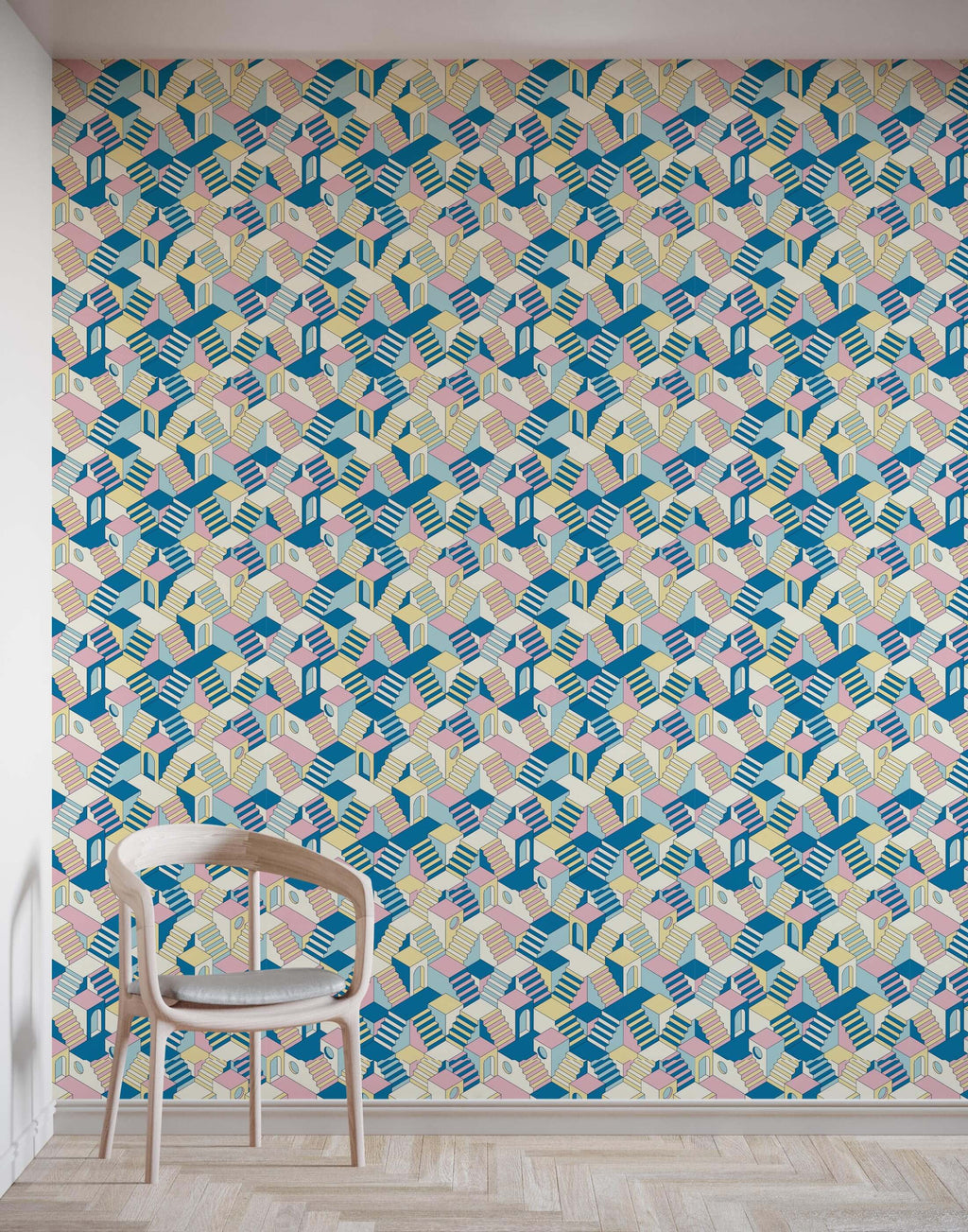 Mezze Bright Graphic Wallpaper