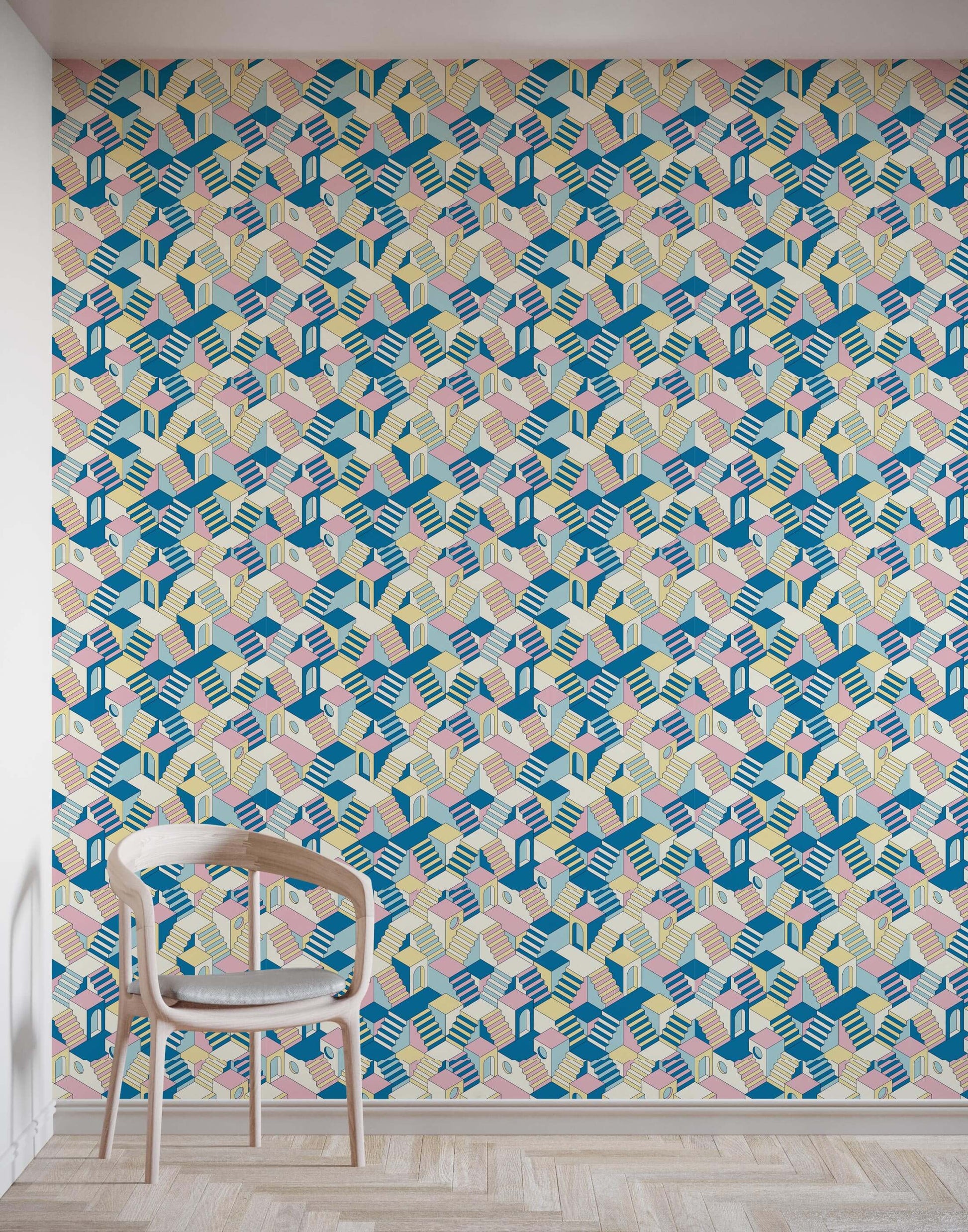 Mezze Bright Graphic Wallpaper