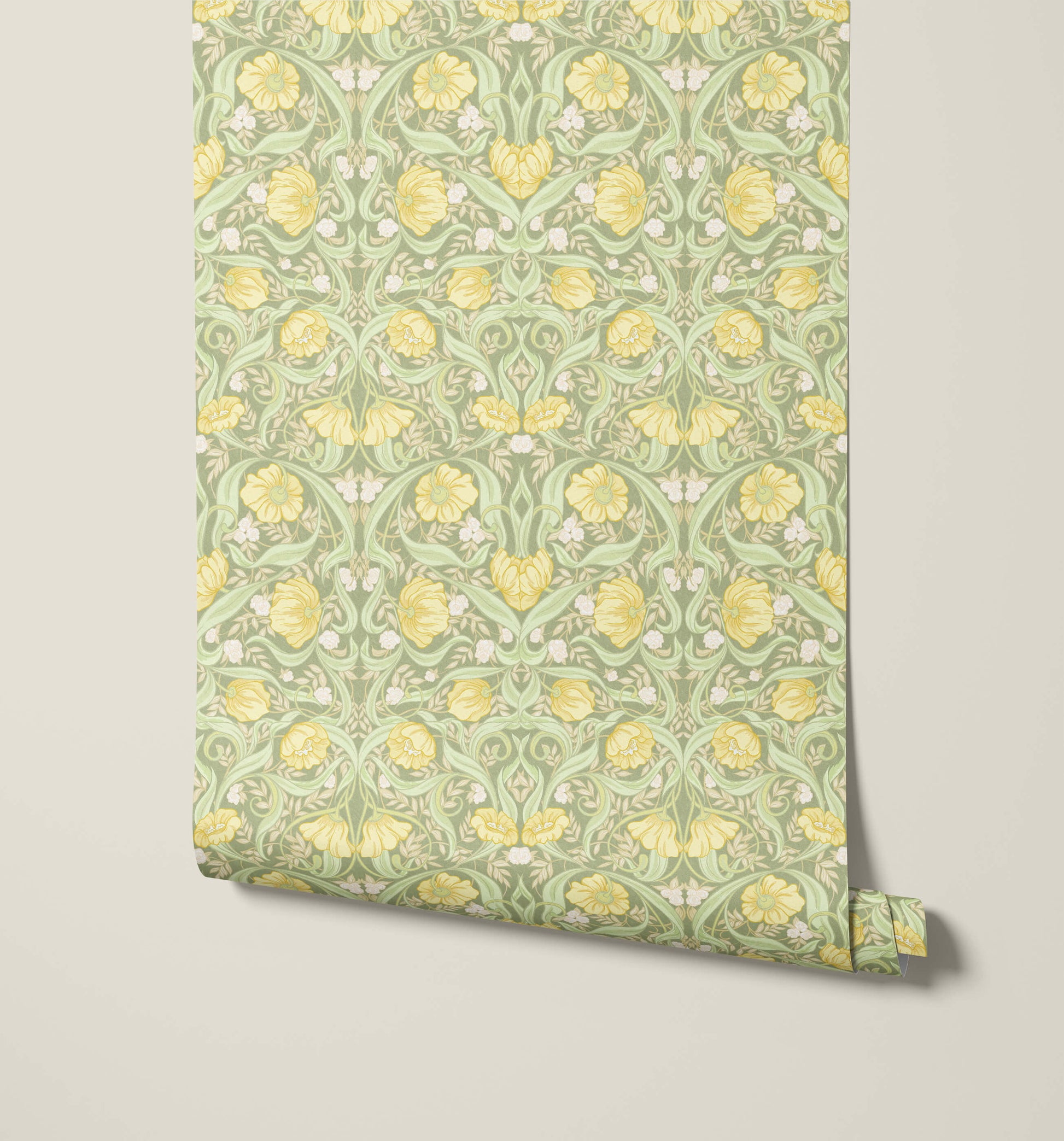 Mildred Vintage Tulip Wallpaper