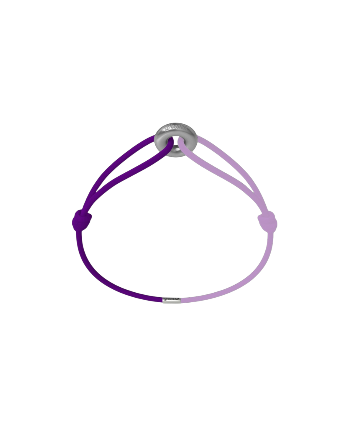 Women's Day Cord Bracelet in Purple and Lavender