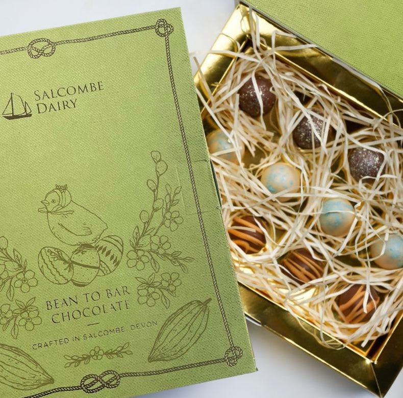 Hand-Decorated Mini Easter Egg Truffles