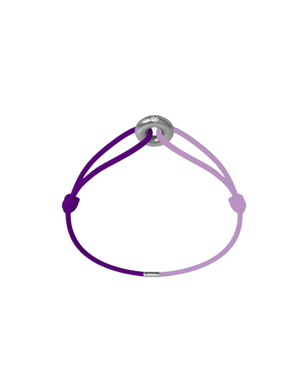 Women's Day Cord Bracelet in Purple and Lavender