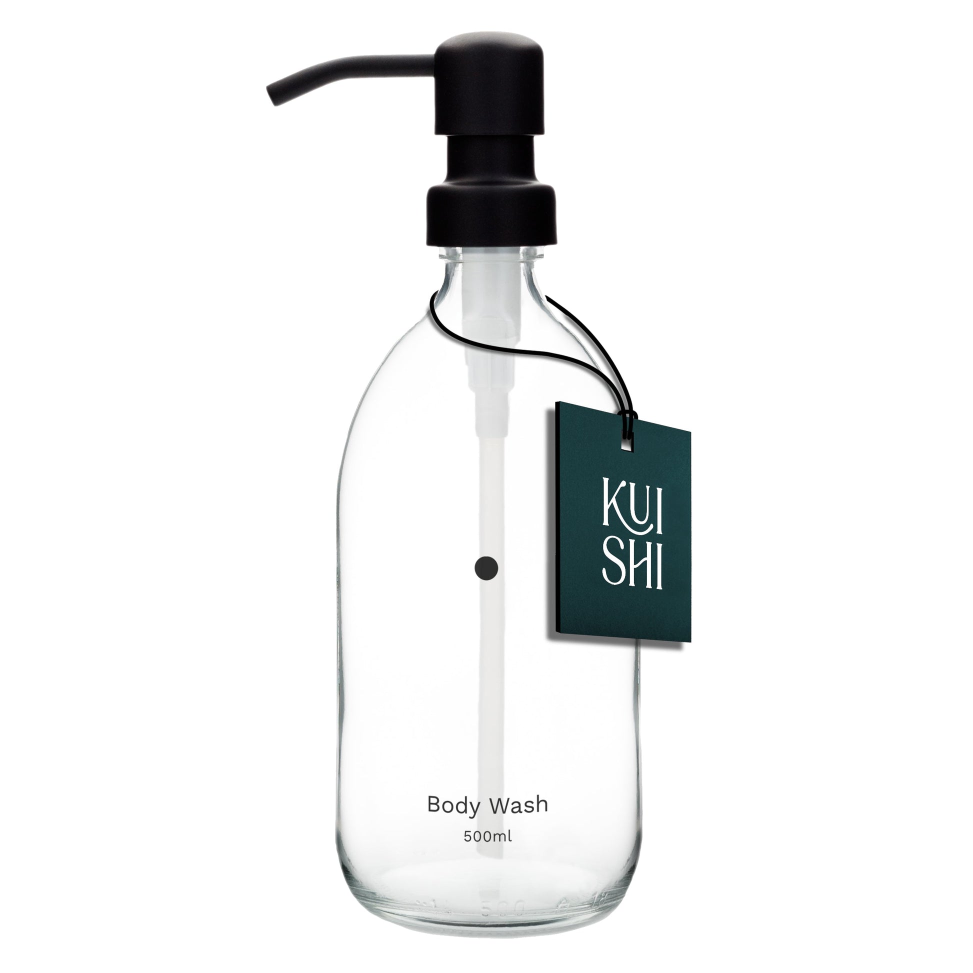 Clear Glass Soap Dispenser 500ml