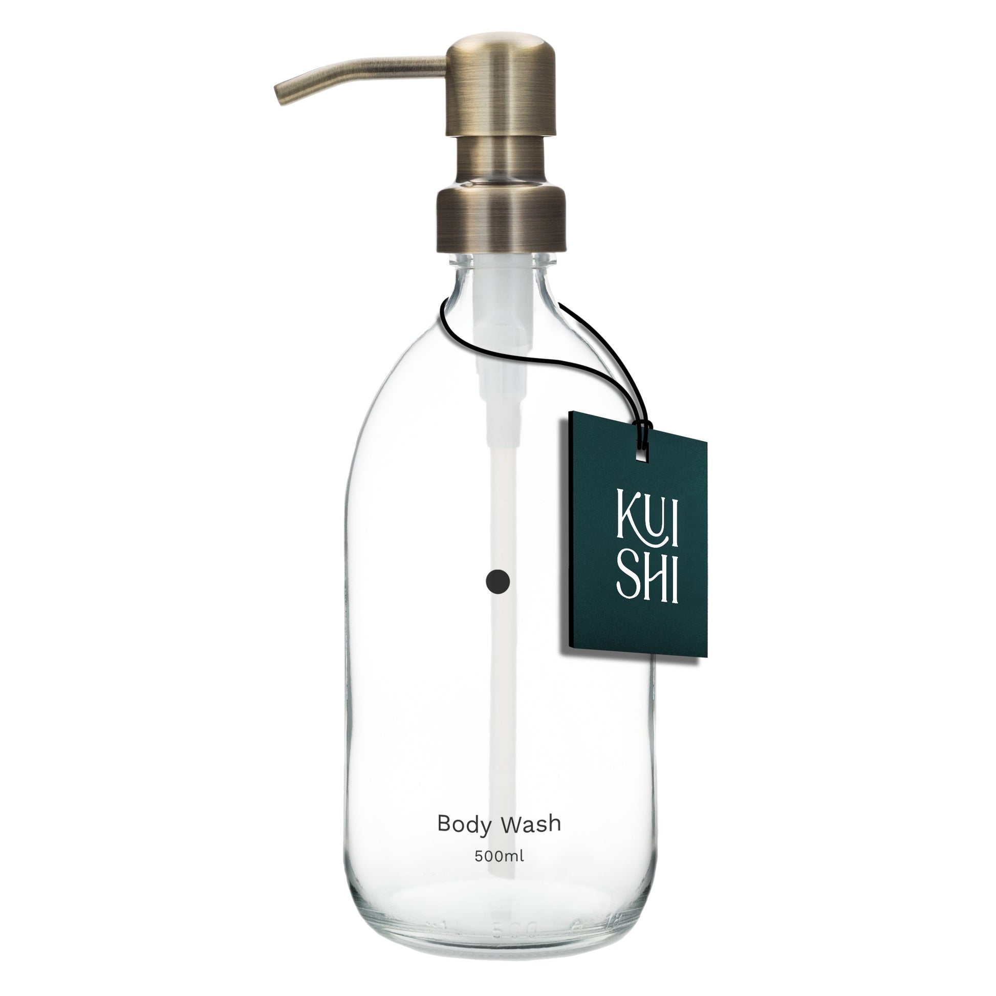 Clear Glass Soap Dispenser 500ml