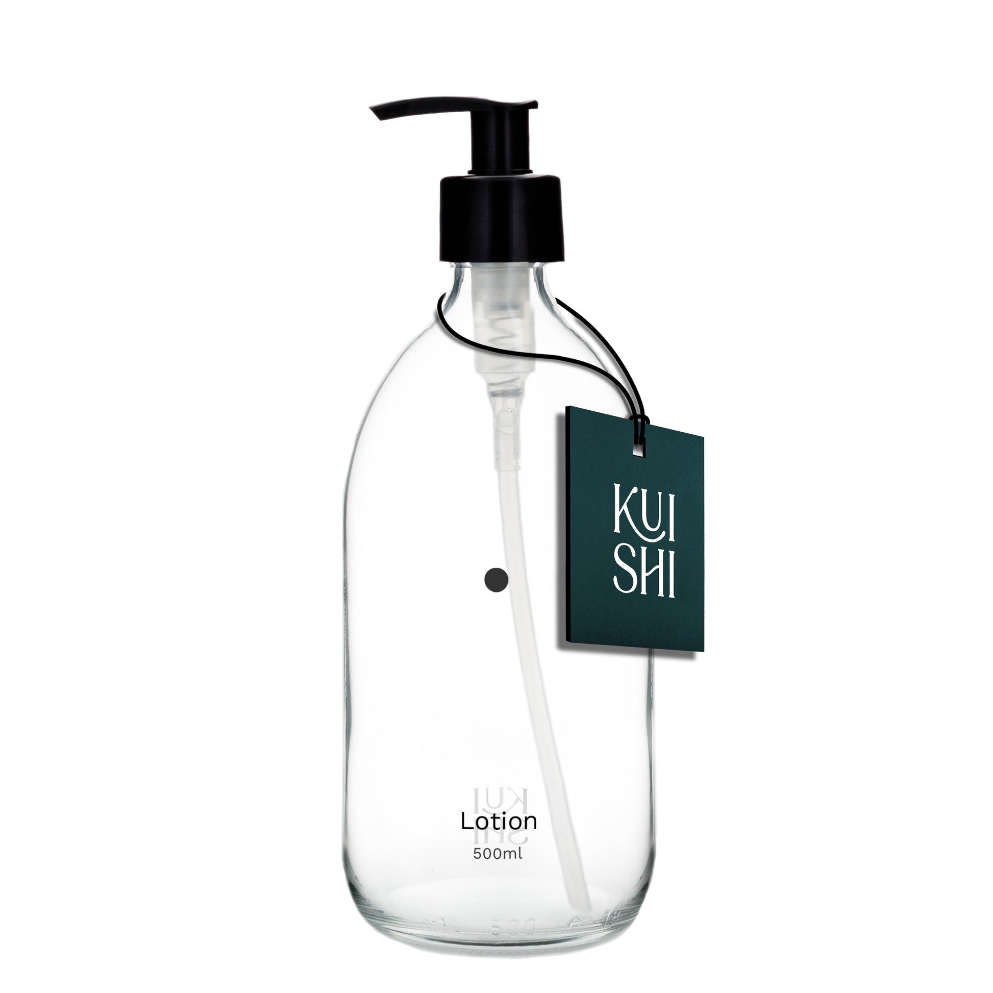 Clear Glass Soap Dispenser 500ml