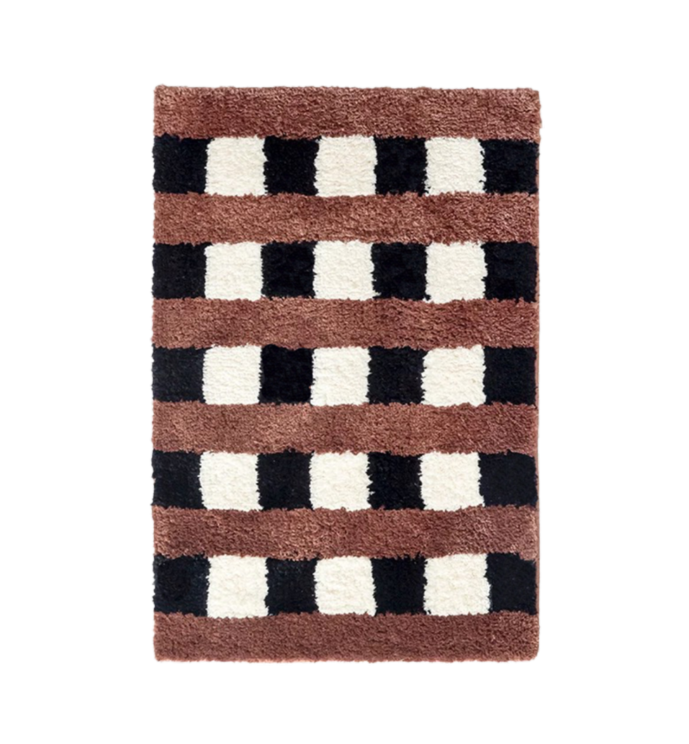 Mocha Deep Bath Mat in Organic Cotton