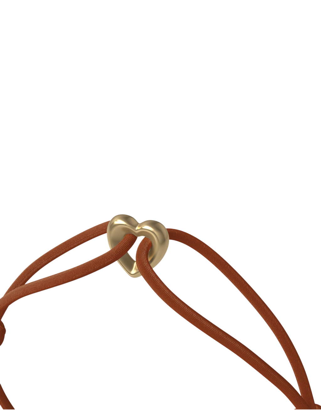 Golden Heart Cord Bracelet