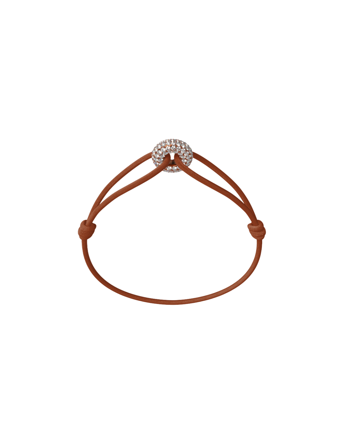 Mini Rose Soho Pave Cord Bracelet