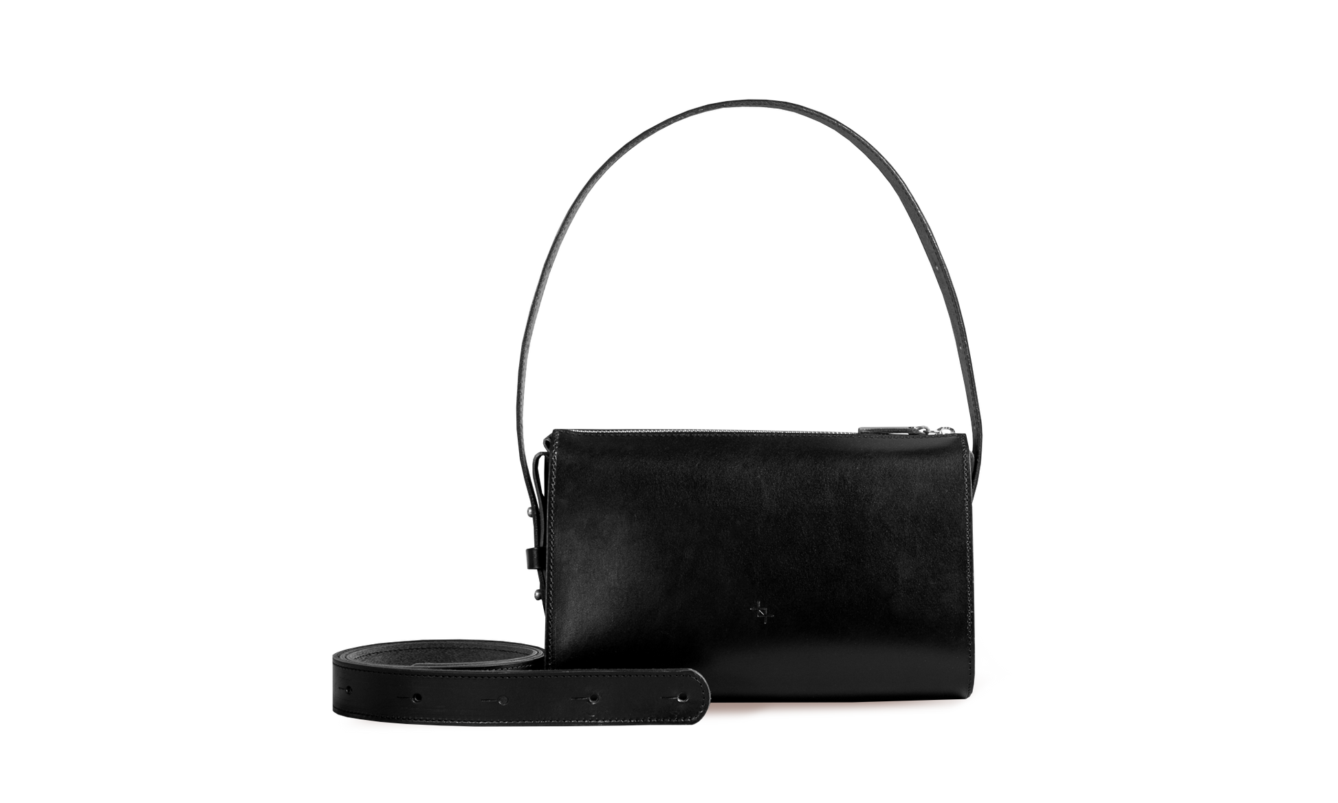 Model Sling – Chic Leather Crossbody Bag with Zipper by Craftory at brixbailey.com
