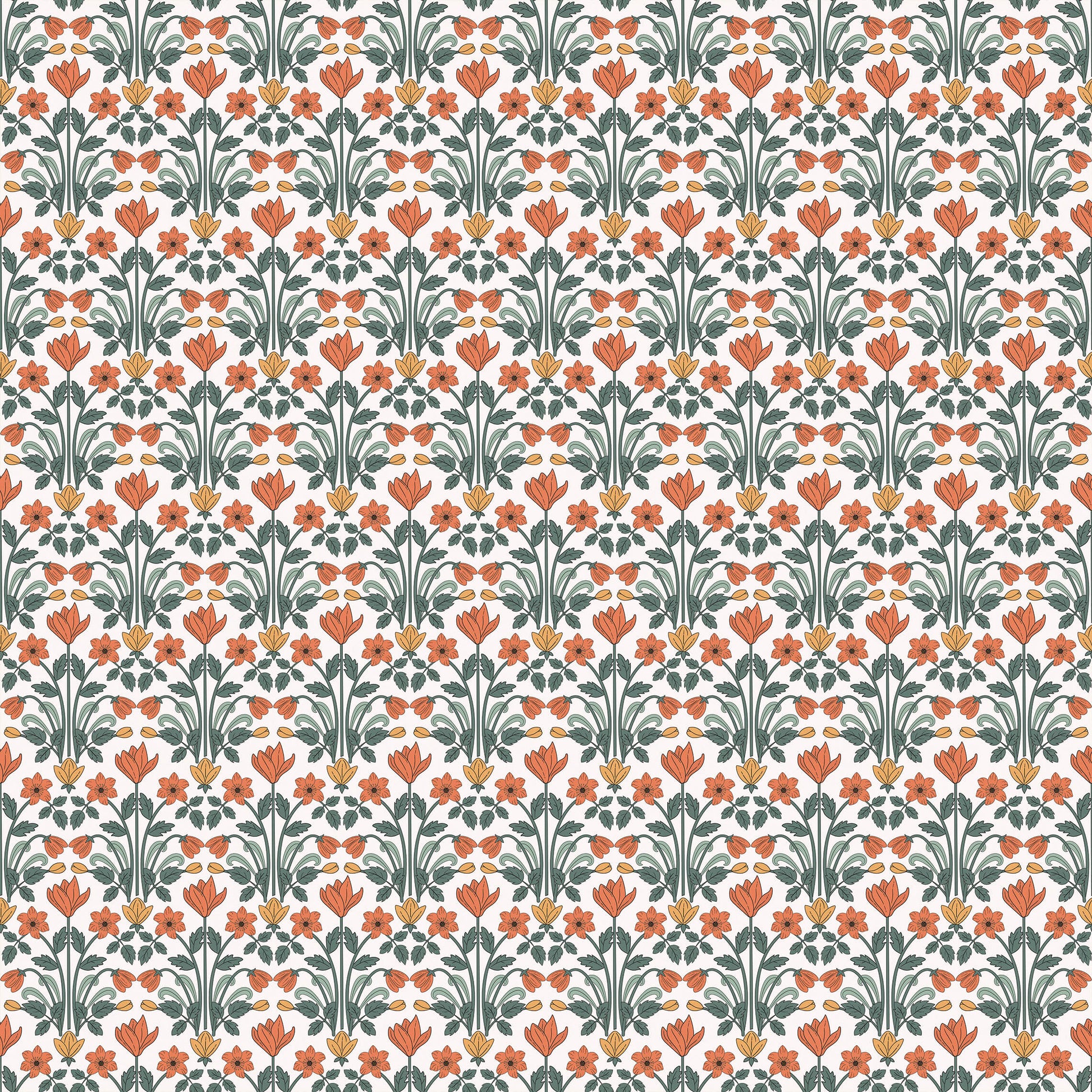 Modern Arts and Crafts Wallpaper