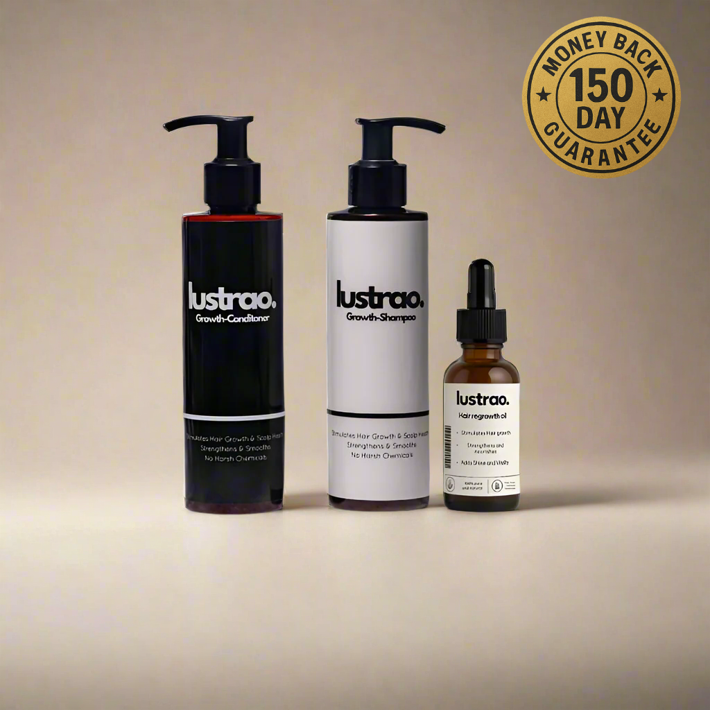 Hair Growth Trio Shampoo Conditioner Oil Set