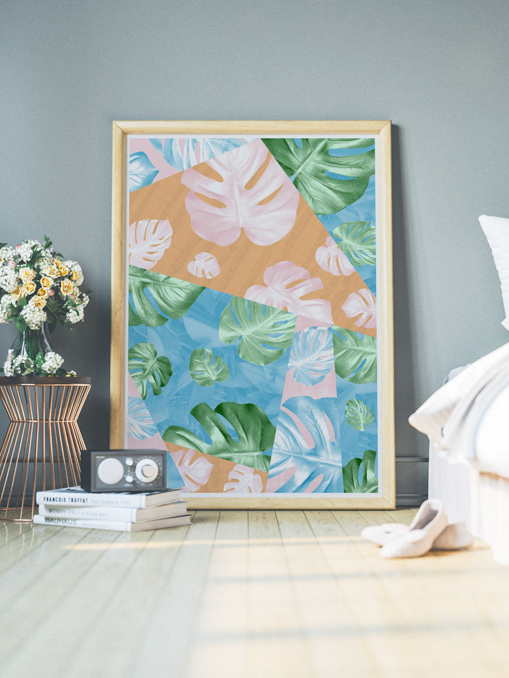 Monstera Deliciosa Geometric Art Print