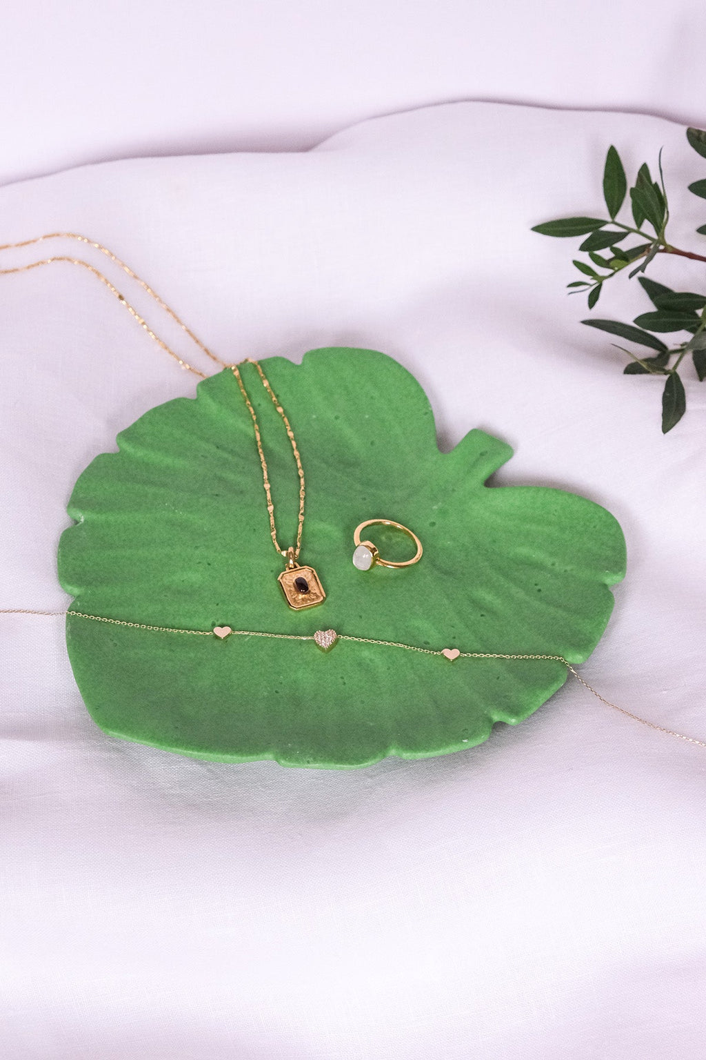 Monstera Leaf Jewellery Tray