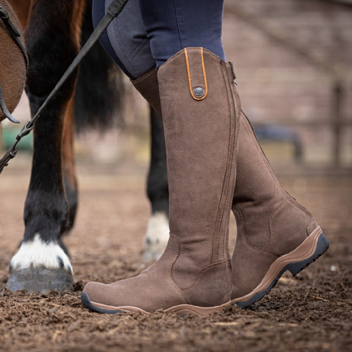 Brown Riding Boots in Standard and Wide Calf