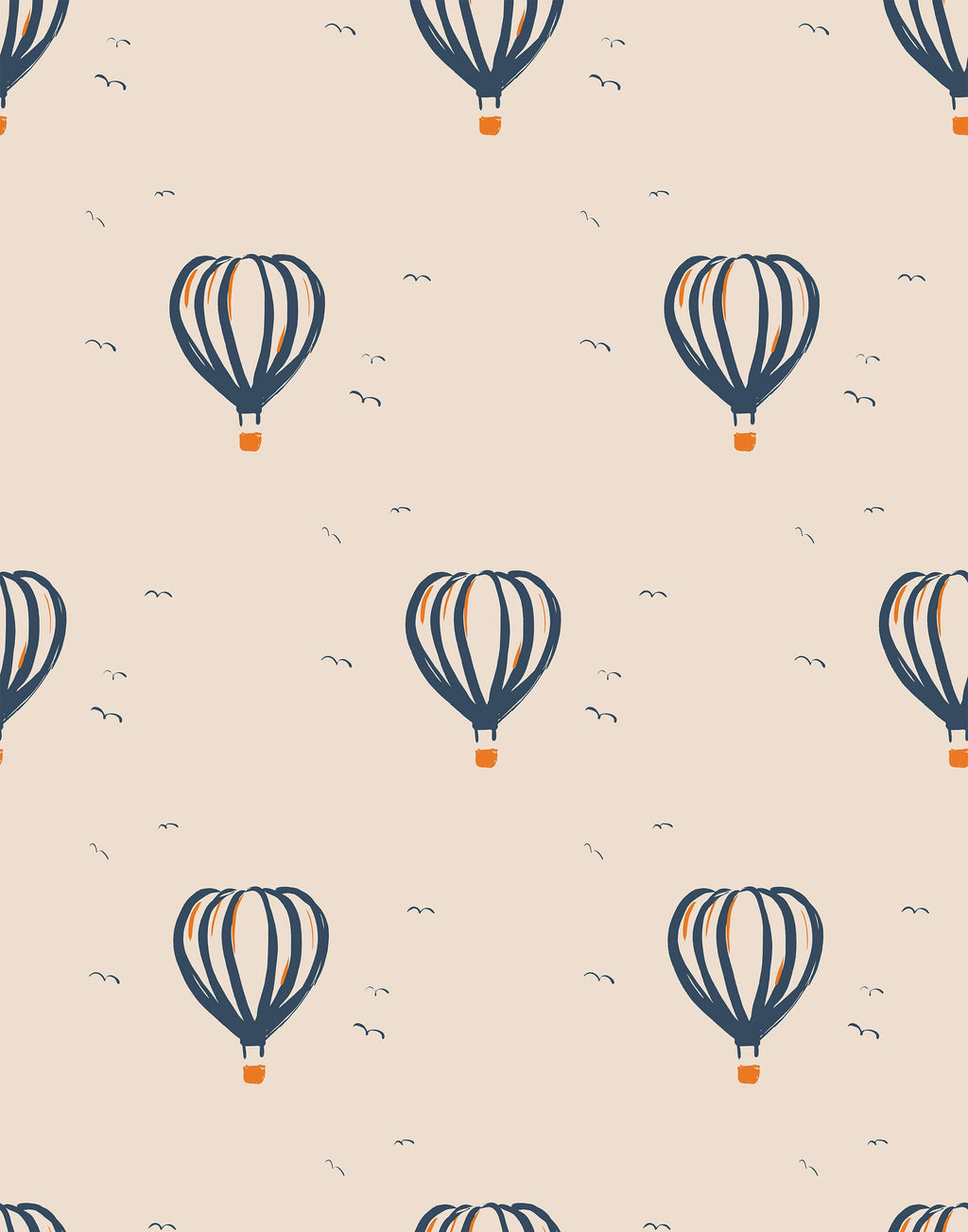 Montie Hot Air Balloon Wallpaper