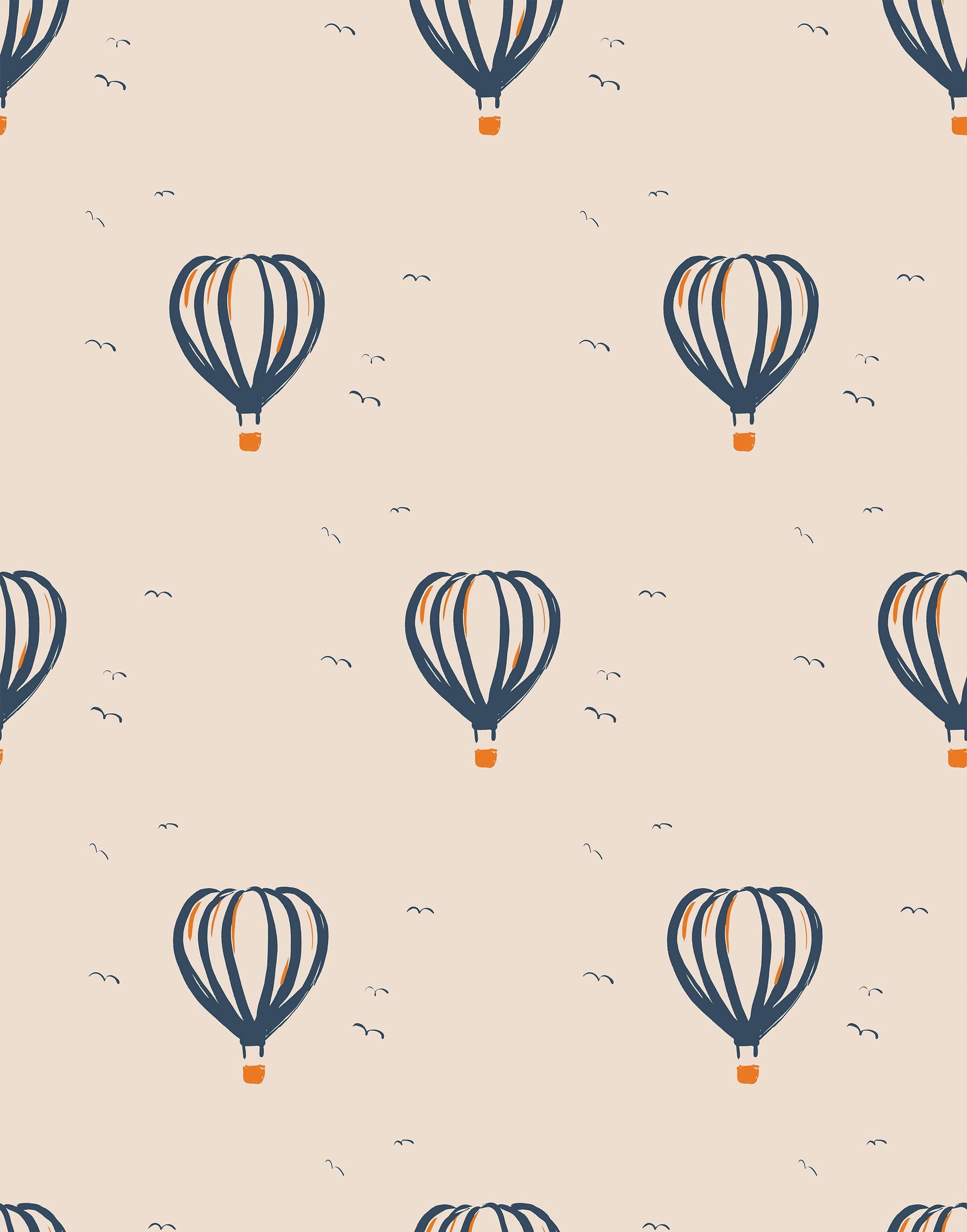 Montie Hot Air Balloon Wallpaper