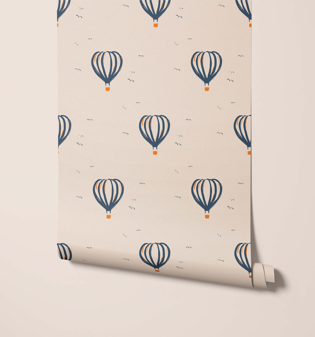 Montie Hot Air Balloon Wallpaper