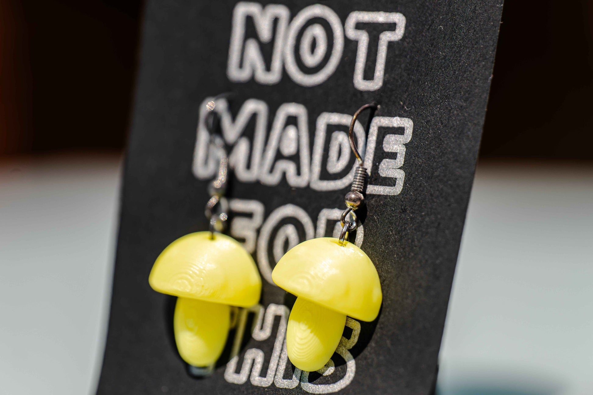 Glow In The Dark Mushroom Earrings