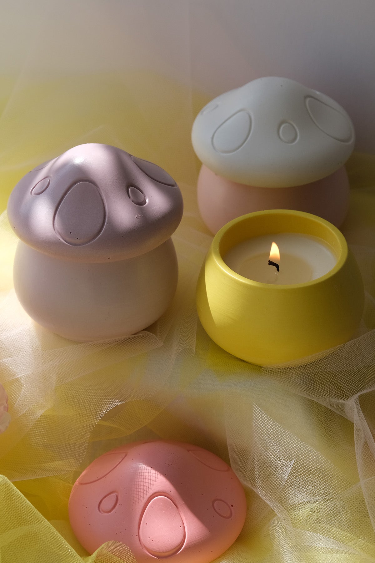 Handmade Mushroom Jar Scented Candle