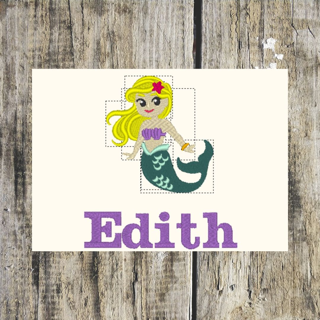 Mermaid Personalised Towels in Super Soft Cotton