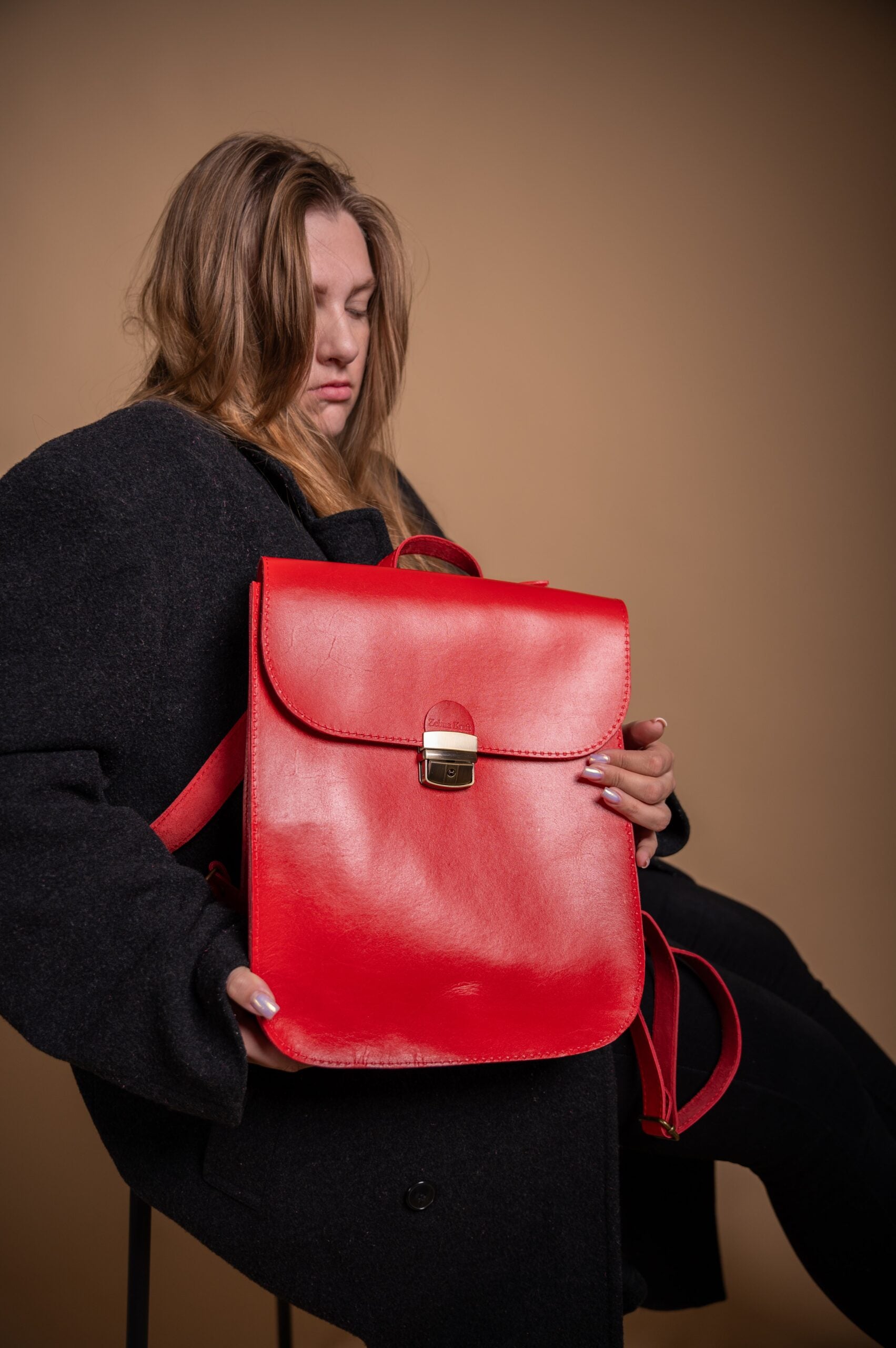 Classic Cut Saddle Bag by Zelma Kraft – Timeless Elegance & Function by Zelma Kraft at brixbailey.com