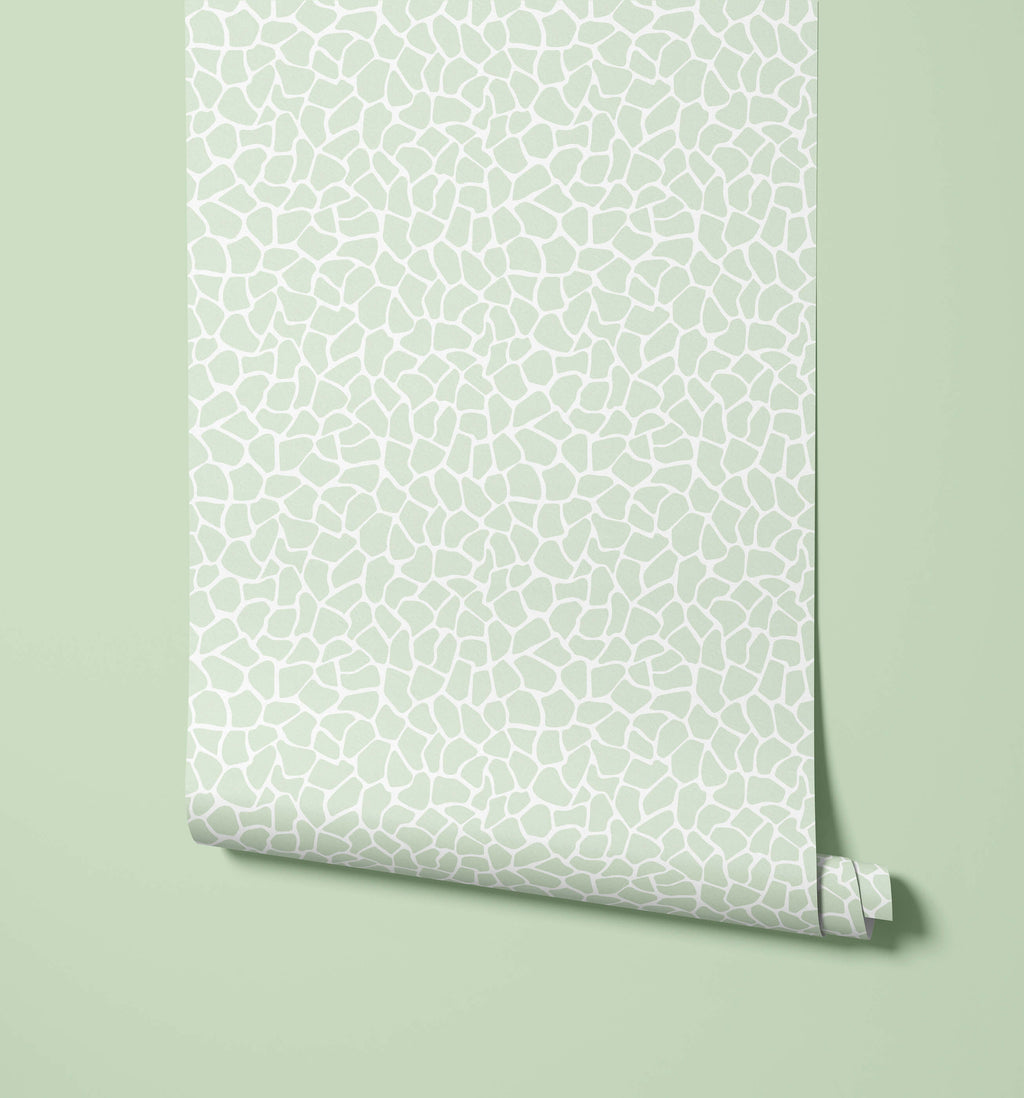 Giraffe Print Wallpaper Modern Minimalist