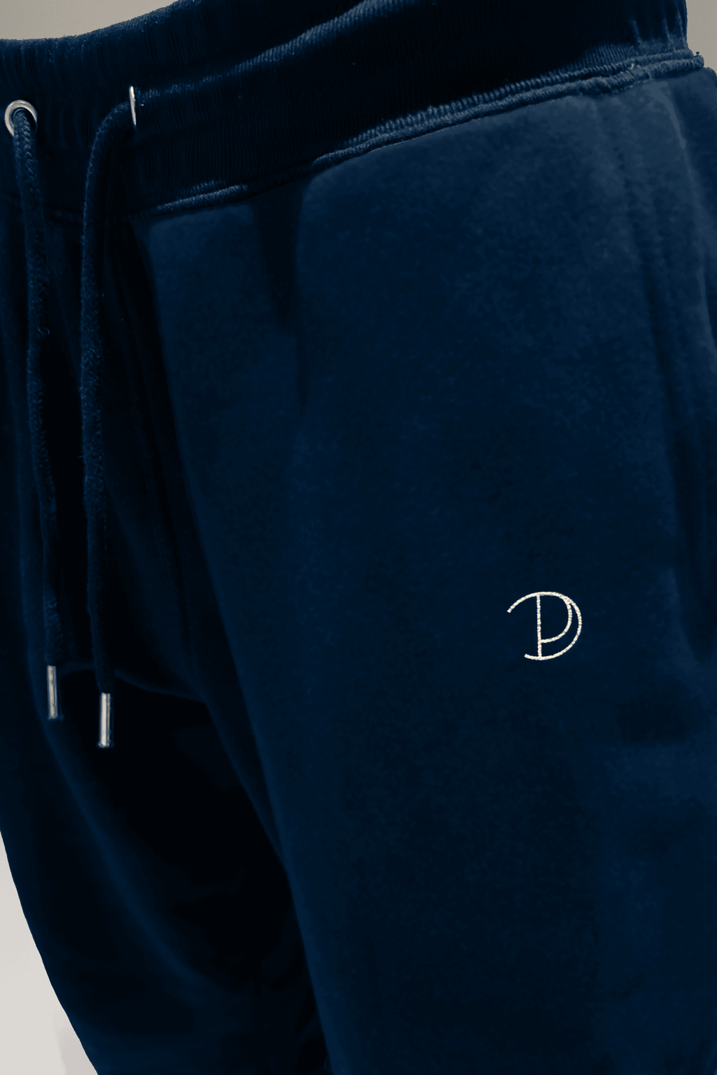 Printed P Joggers in Navy