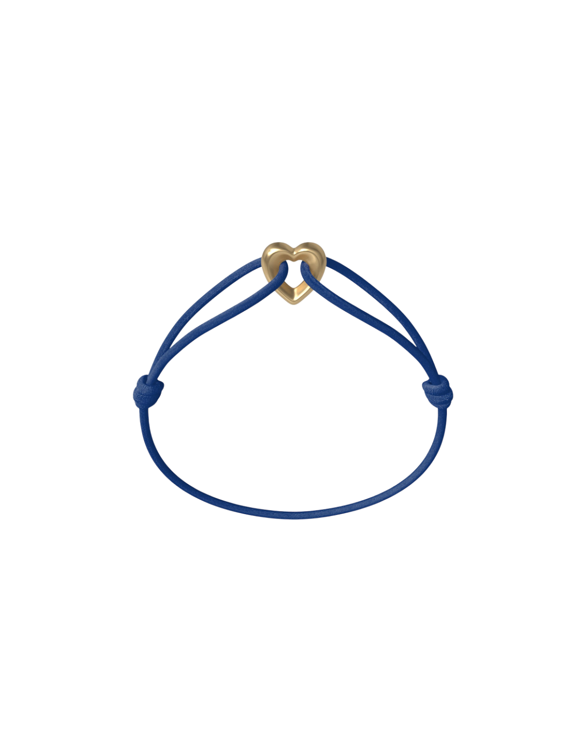 Golden Heart Cord Bracelet