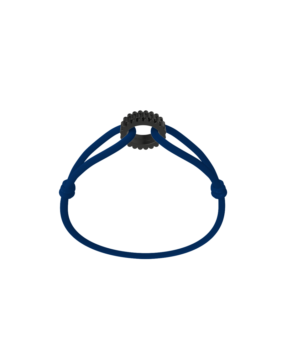 Carbon Regent Cord Bracelet