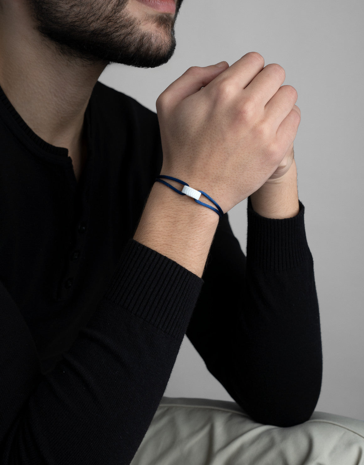 Cord Bracelet in Snow