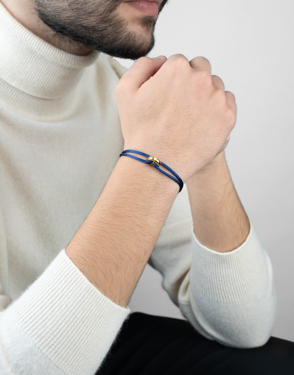 Golden Diamond Cord Bracelet